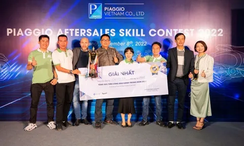 Hội thi kỹ năng dịch vụ 2022 nơi vinh danh chuyên môn xuất sắc của đại lý toàn quốc Piaggio Việt Nam