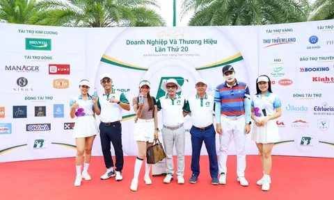Golfers Đinh Ngọc Quảng dành chức vô địch Giải Golf Doanh nghiệp và Thương hiệu Việt Nam lần thứ 20