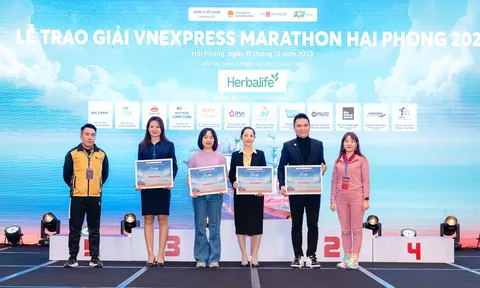 Herbalife Việt Nam tự hào là Đối tác Dinh dưỡng của giải chạy VnExpess Marathon lần đầu tiên tại Hải Phòng