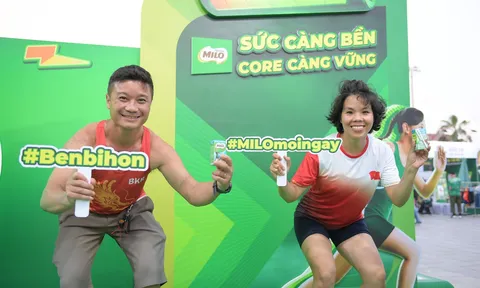 Nestlé Milo đồng hành cùng Tiền Phong Marathon 2024 tiếp sức cho thế hệ trẻ Việt Nam bền bỉ hơn
