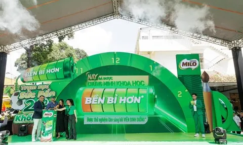 Hàng nghìn gia đình Việt hào hứng tham gia “Trạm sạc Sức bền 24h Khổng lồ” của Nestlé MILO