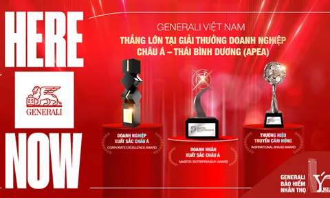 Generali Việt Nam lập “hat-trick” 03 giải thưởng tại Asia Pacific Enterprise Awards 2025
