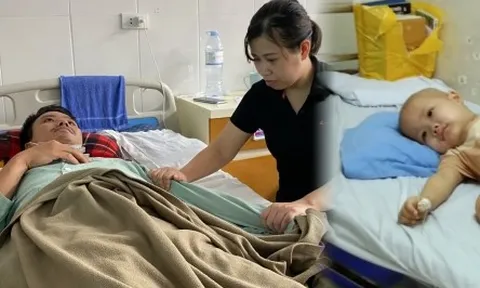 Người phụ nữ có con bị ung thư máu, chồng đột quỵ liệt nửa người