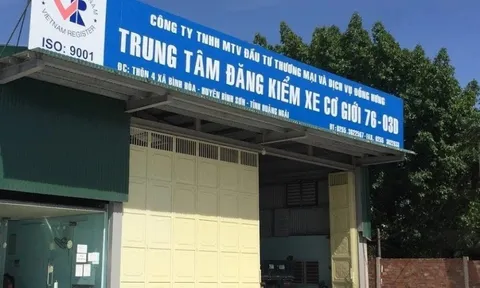 Khởi tố Giám đốc và Phó Giám đốc trung tâm đăng kiểm ở Quảng Ngãi