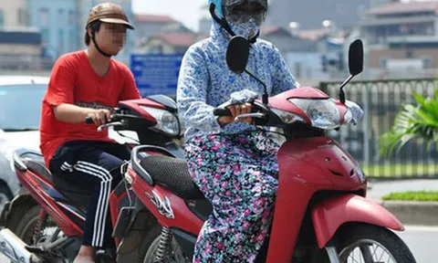 Nguy cơ tai nạn từ việc sử dụng áo chống nắng khi tham gia giao thông