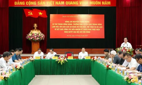 Phát triển văn hoá cần gắn liền với yêu cầu phát triển mới