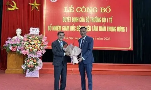 Bổ nhiệm Giám đốc Bệnh viện Tâm thần Trung ương 1