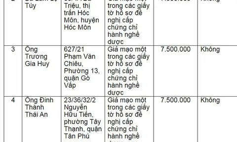 Ngành Y tế TP HCM lên án hành vi thuê, mua chứng chỉ hành nghề y, dược