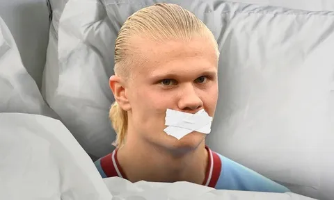 Vì sao sao bóng đá Erling Haaland dán băng dính kín miệng khi ngủ? Chuyên gia tiết lộ sự thật