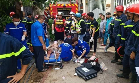 Vụ sập nhà 4 tầng tại TP HCM: Hai nạn nhân nặng, bệnh viện khởi động quy trình báo động đỏ