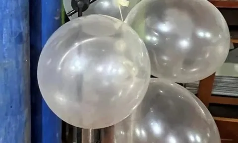 Không dùng loại khí trong “bóng cười” trên người bệnh