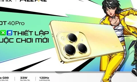 Gaming phone Infinix HOT 40 Series “thiết lập cuộc chơi mới” với sạc 33W, chip Helio G99 giá chỉ 4,29 triệu đồng