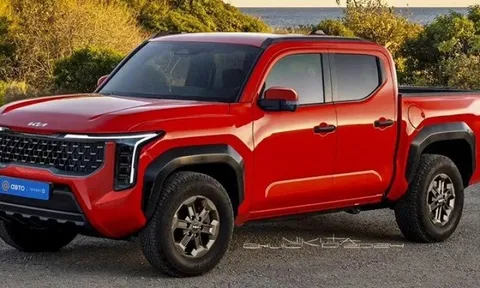 Lộ diện bản phác thảo mẫu xe bán tải đầu tiên của Kia