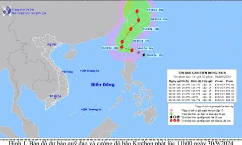 Xuất hiện cơn bão rất mạnh gần Biển Đông