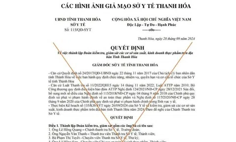 Thủ đoạn giả danh các đoàn kiểm tra cơ sở sản xuất, kinh doanh thực phẩm