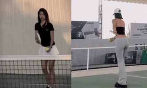 Hot girl "phông bạt" Louis Phạm gia nhập đường đua pickleball, vóc dáng gây chú ý