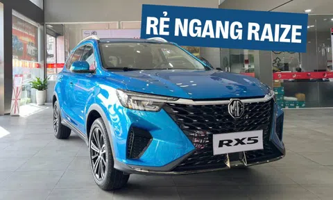 Lô MG RX5 này đang giảm giá còn hơn 500 triệu tại đại lý, rẻ gần bằng Raize dù lớn hơn Corolla Cross