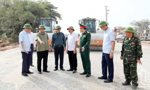 Thái Nguyên: Đẩy nhanh tiến độ thi công dự án đường liên kết vùng