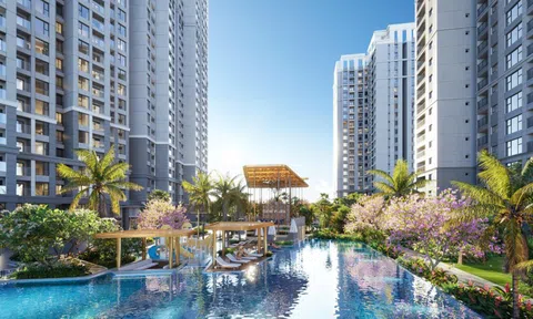 Thảm xanh đa tầng bao bọc căn hộ Gem Park