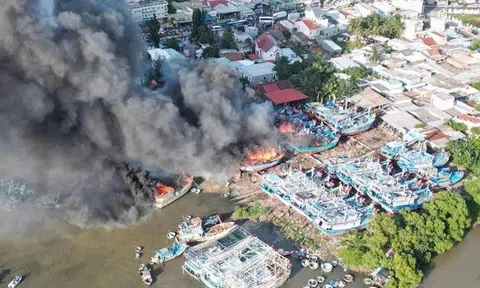 Bình Thuận: Đề nghị truy tố thợ hàn trong vụ cháy 11 tàu cá