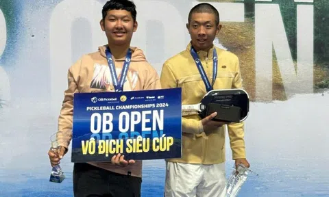 Quang Dương lần đầu vô địch giải pickleball tại Việt Nam