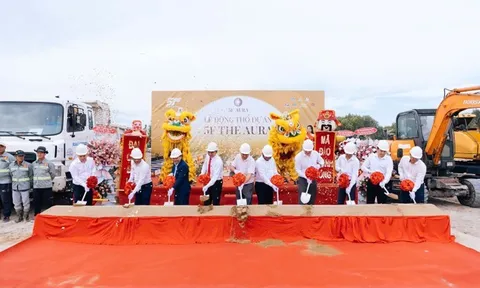 Khởi công dự án 5F The Aura - Thương phố kinh doanh sầm uất bậc nhất Bàu Bàng, Bình Dương