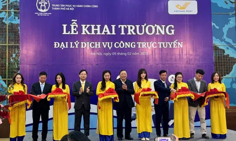 Khai trương thí điểm Đại lý Dịch vụ công trực tuyến tại Bưu điện Hà Nội