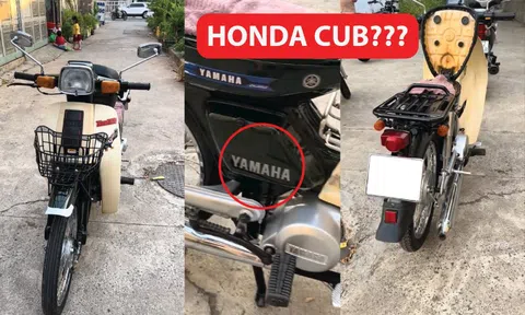 Dân mạng choáng với xe giống Honda Cub nhưng gắn logo Yamaha: Có chi tiết cực bền, xe ngày nay hiếm thấy