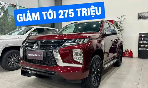 Giá Mitsubishi Pajero Sport tiếp tục 'dò đáy' tại đại lý: Giảm nhiều nhất 275 triệu 'dọn kho' chờ bản mới ra mắt