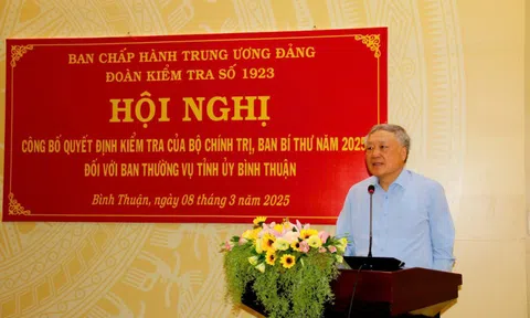 Phó Thủ tướng Nguyễn Hoà Bình: Bình Thuận cần xác định rõ tiềm năng, phát triển bứt phá