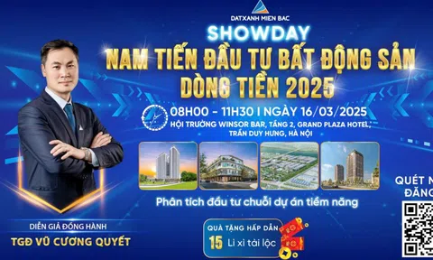 Đất Xanh Miền Bắc tổ chức "Showday: Nam tiến đầu tư bất động sản dòng tiền 2025"