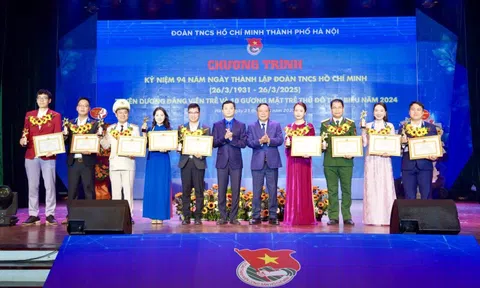 Tuyên dương 91 đảng viên trẻ và 10 gương mặt trẻ Thủ đô tiêu biểu năm 2024