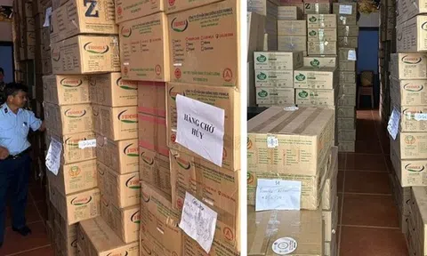 Phát hiện kho chứa 25 tấn sữa bột không rõ nguồn gốc ở Long An