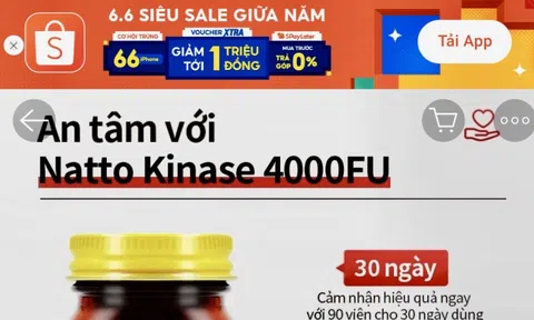 Yêu cầu Lazada và Shopee khẩn trương rà soát việc kinh doanh thực phẩm chức năng