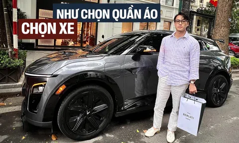 Chủ tiệm Âu phục mua cả VinFast VF 7 và VF 3: ‘Chọn xe như chọn suit, sẽ thêm VF 9 để đủ bộ sưu tập thời trang, thực dụng’