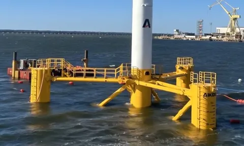 Đột phá tại công trình điện gió ngoài khơi nổi lớn nhất thế giới