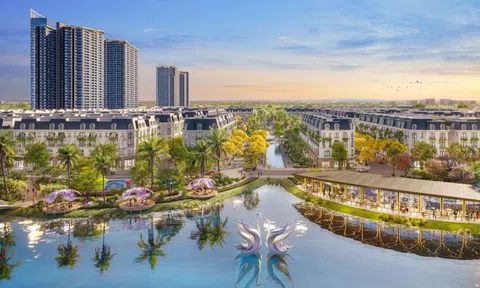 Shophouse ven hồ Swan Lake: Chất dẫn bất động sản dòng tiền tại Hoang Huy New City