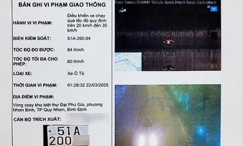 20 lần vi phạm tốc độ, tài xế ô tô nộp phạt gần 90 triệu đồng