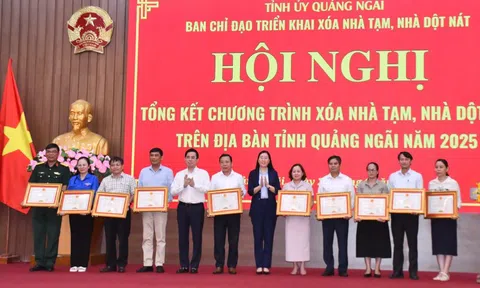 Quảng Ngãi về đích chương trình xóa nhà tạm, nhà dột nát