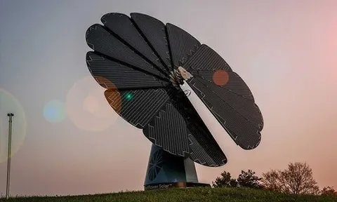 "Bông hoa hướng dương thông minh” tạo ra 6.500 kWh điện mỗi năm