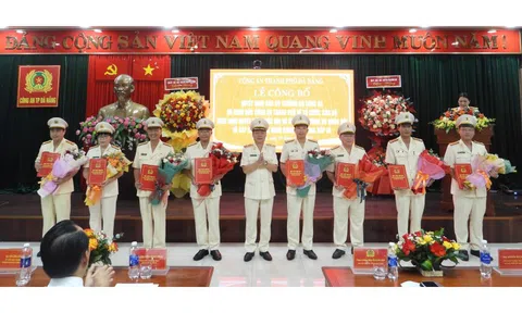 Công bố quyết định bố trí Giám đốc và các Phó giám đốc Công an TP. Đà Nẵng mới