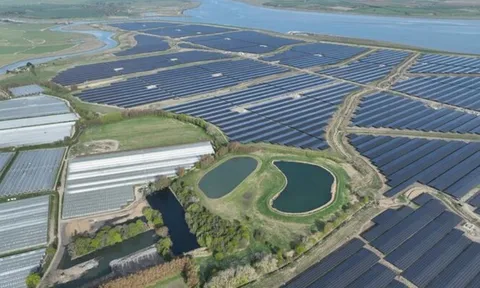 Công viên điện mặt trời lớn nhất “xứ sở sương mù” đạt cột mốc quan trọng