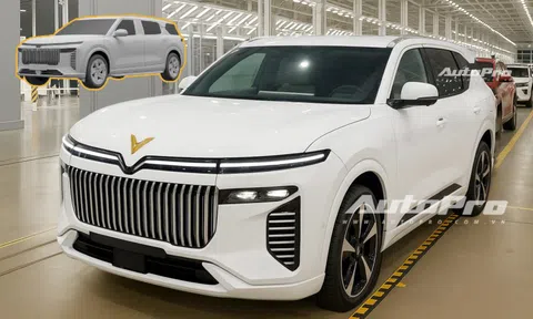 SUV VinFast mới giống VF 9 có bản thiết kế rõ nét mọi góc cạnh: Mặt khác hoàn toàn 'xe gốc', người Việt tham gia 'tạo hình'