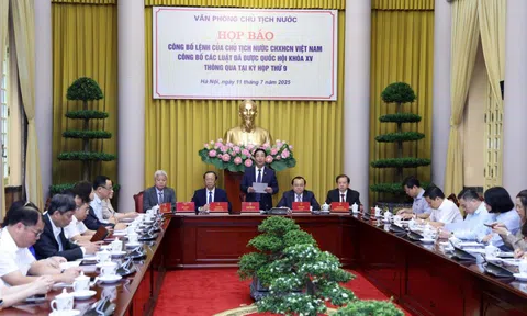 Công bố Lệnh của Chủ tịch nước về 9 luật vừa được thông qua
