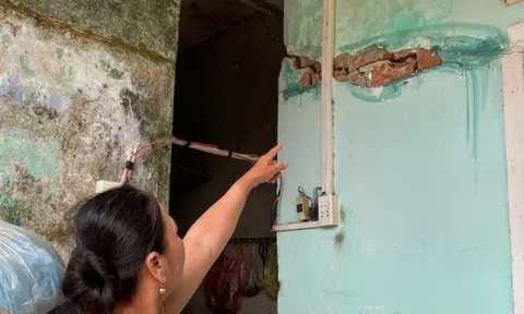 Nhà dân Đà Nẵng nứt nẻ do quá trình thi công đường cao tốc