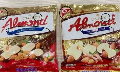 Đột kích một cửa hàng trong trung tâm thương mại, cảnh sát triệt phá đường dây sản xuất đồ ăn vặt giả do người Trung Quốc cầm đầu, hơn 27.000 sản phẩm bị thu giữ