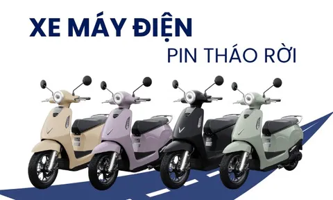 VinFast trình làng xe máy điện mới: 2 pin tháo rời, giá từ 18 triệu đồng, đi Hà Nội - Thanh Hóa chỉ trong 1 lần sạc