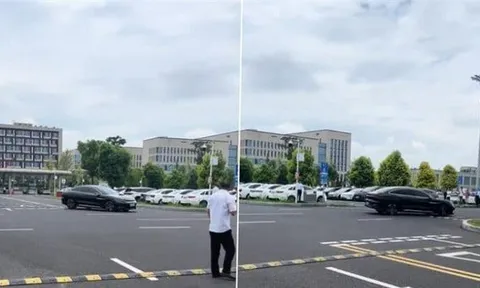 Xe điện BYD 'Made in China' mất kiểm soát, chạy xoay tròn hơn 100 vòng tại sân bay