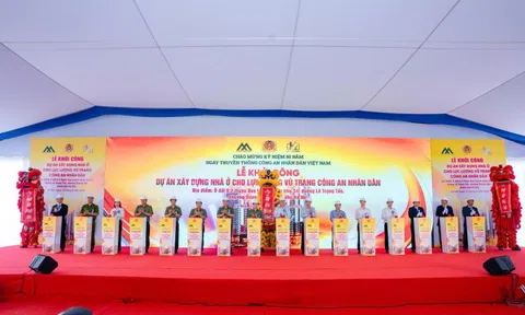 Bộ Công an khởi công thêm một Dự án xây dựng nhà ở cho lực lượng vũ trang CAND