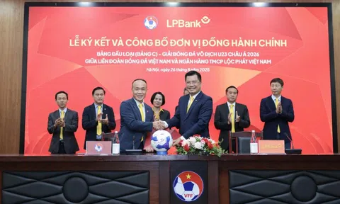 LPBank trở thành Đơn vị đồng hành chính Bảng đấu loại Giải U23 châu Á 2026